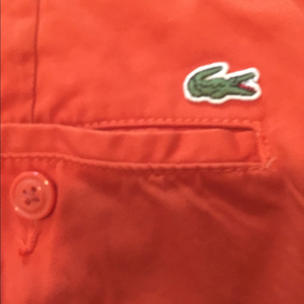 Lacoste straight leg pants